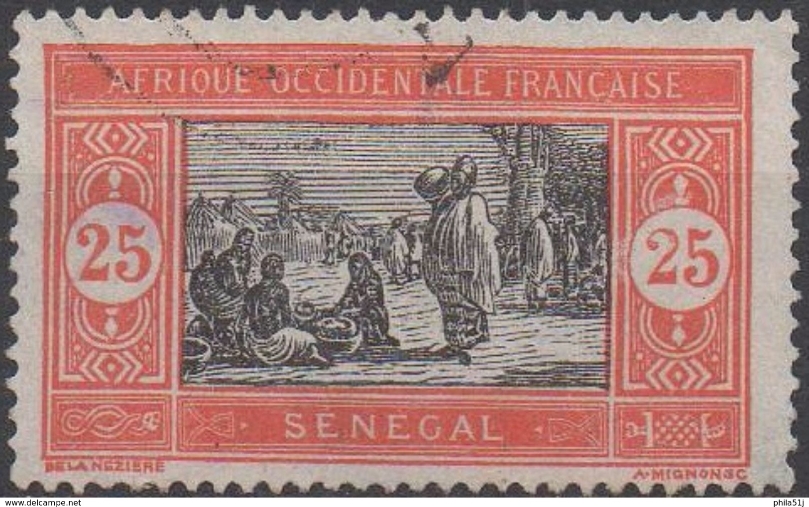 SENEGAL  1922  N°76__OBL  VOIR  SCAN - Used Stamps