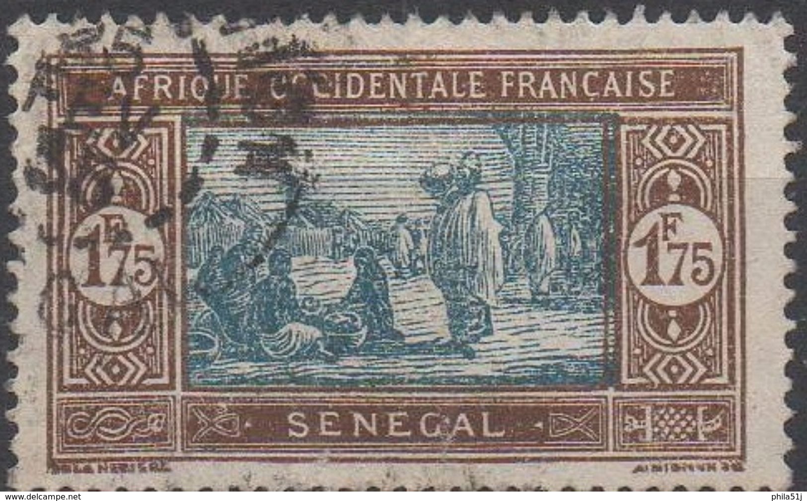 SENEGAL  1927  N°108A__OBL  VOIR  SCAN - Oblitérés