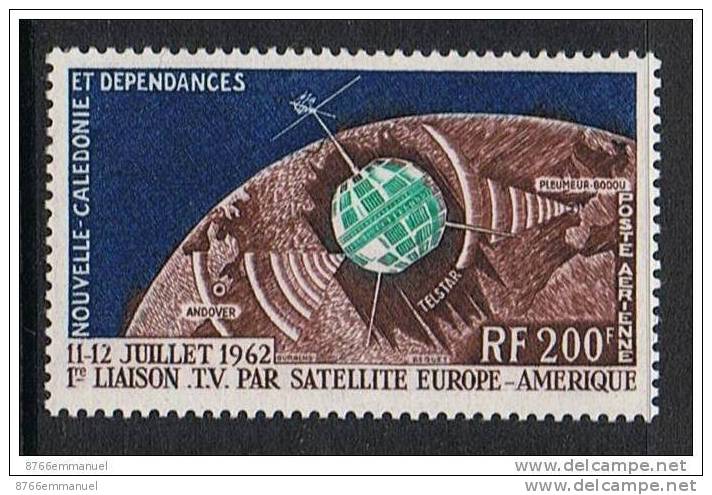 NOUVELLE-CALEDONIE AERIEN N°73 N* Trace Légère, Espace - Unused Stamps