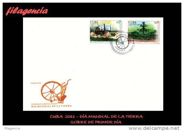 AMERICA. CUBA SPD-FDC. 2011 DÍA MUNDIAL DE LA TIERRA. PATRIMONIO AGRÍCOLA CUBANO - FDC