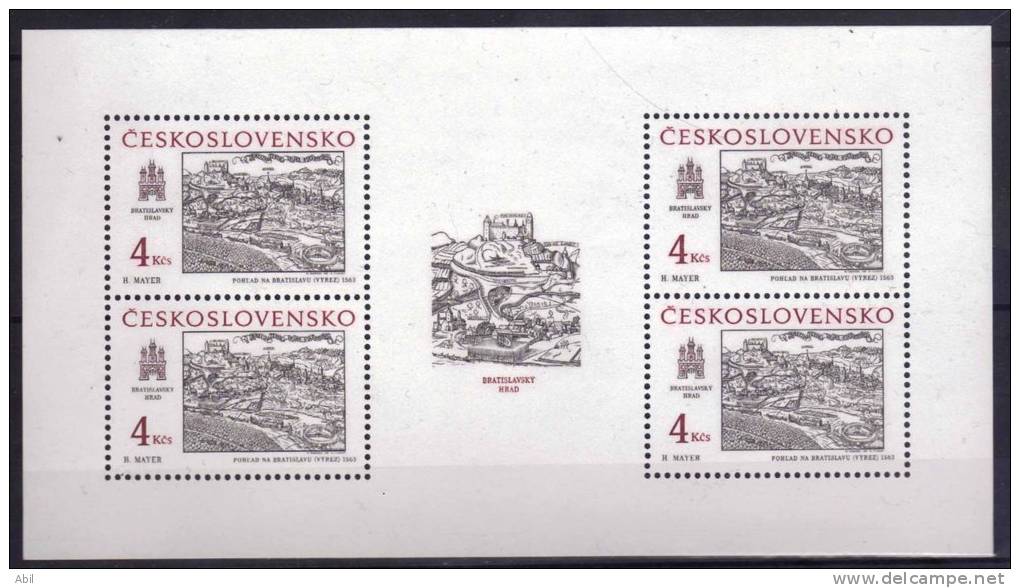 Tchécoslovaquie 1987 N°Y.T. ;  Feuillets Du 2739 Et 2740** - Hojas Bloque