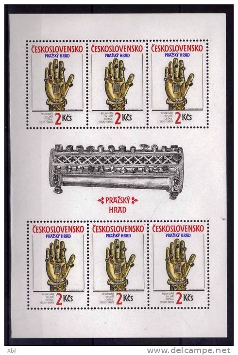 Tchécoslovaquie 1990 N°Y.T. ;  Feuillet Du 2851** - Hojas Bloque