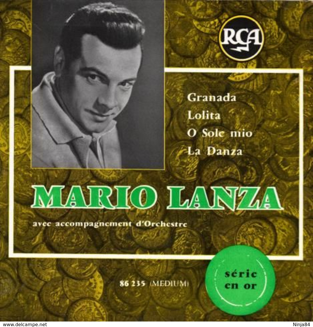 EP 45 RPM (7")  Mario Lanza  "  Granada  " - Clásica