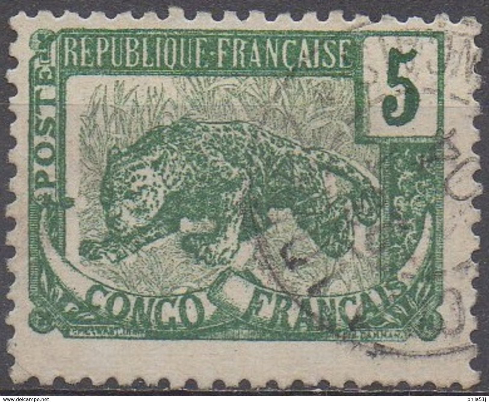 CONGO  FRANCAIS  N°30__OBL VOIR SCAN - Gebruikt