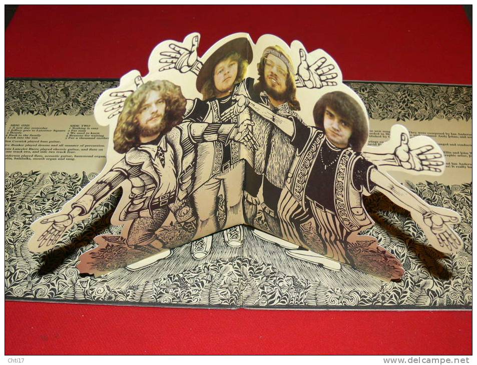 JETHRO TULL STAND UP  AVEC DECOUPAGE 3D INTERIEUR   EDIT CHRYSALIS 1969 - Rock