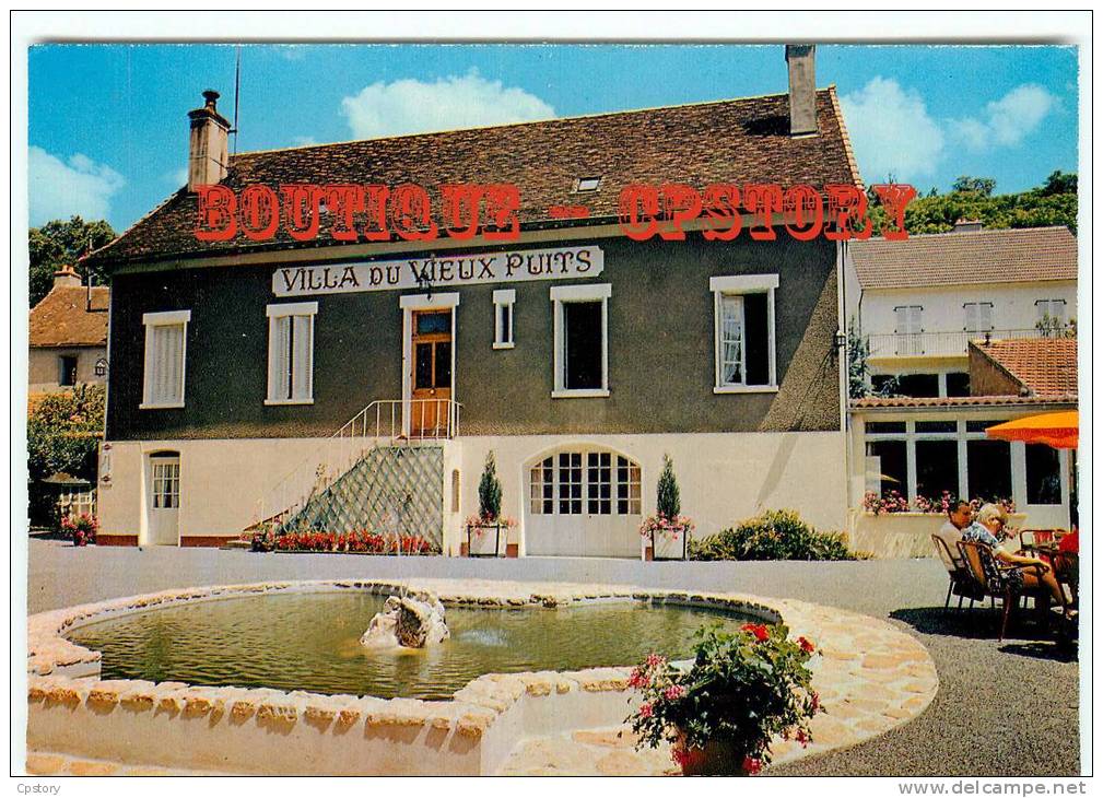 RESTAURANT " Villa Du Vieux Puits " à Bourbon Lancy - Dos Scané - Restaurants
