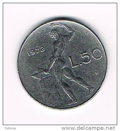ITALIE  50  LIRE  1972 - 50 Liras