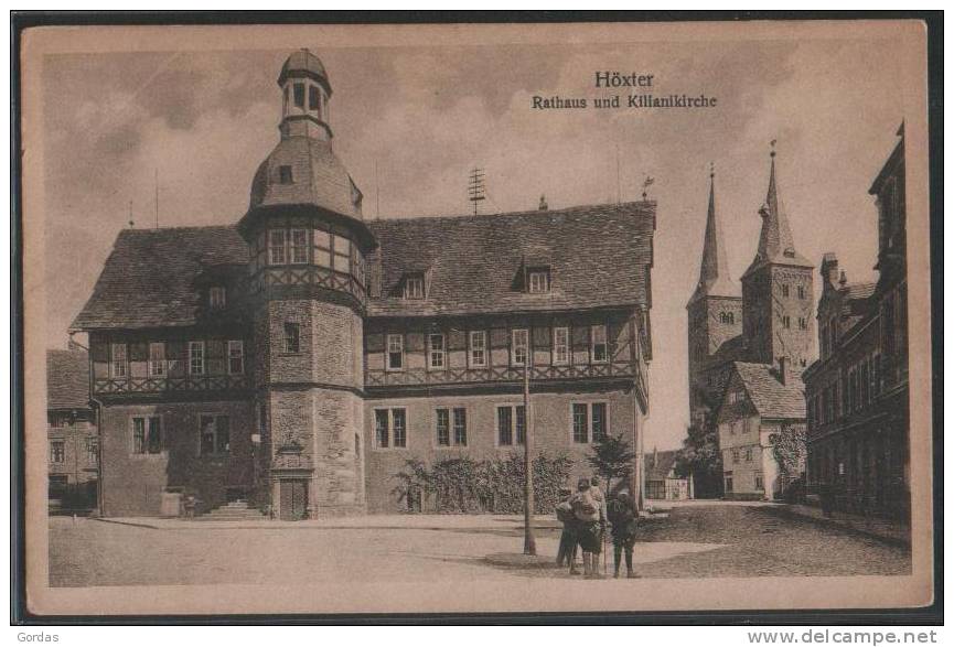 Germany - Hoxter - Rathaus Und Kilianikirche - Hoexter