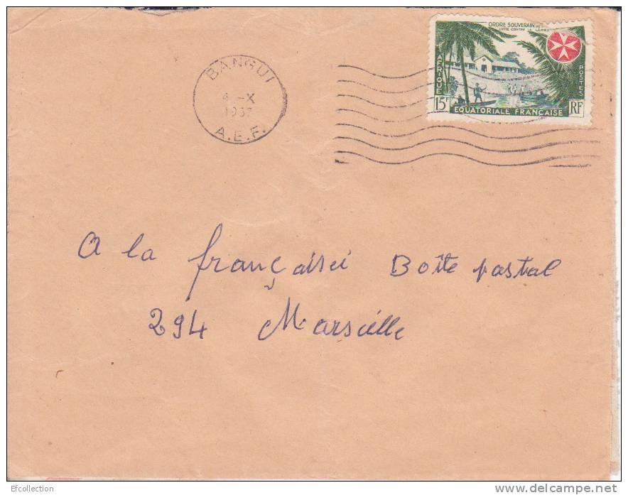 BANGUI - TCHAD - Colonies Francaises - Lettre - Marcophilie - Lettres & Documents