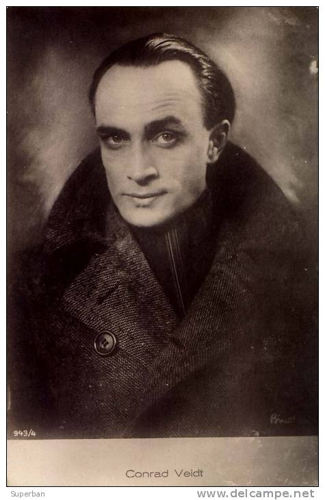 CINEMA ANCIEN - ACTEUR : CONRAD VEIDT - CARTE POSTALE ´VRAIE PHOTO´ ANCIENNE - ANÉE: ENV. 1925 - 1930 (j-567) - Actors