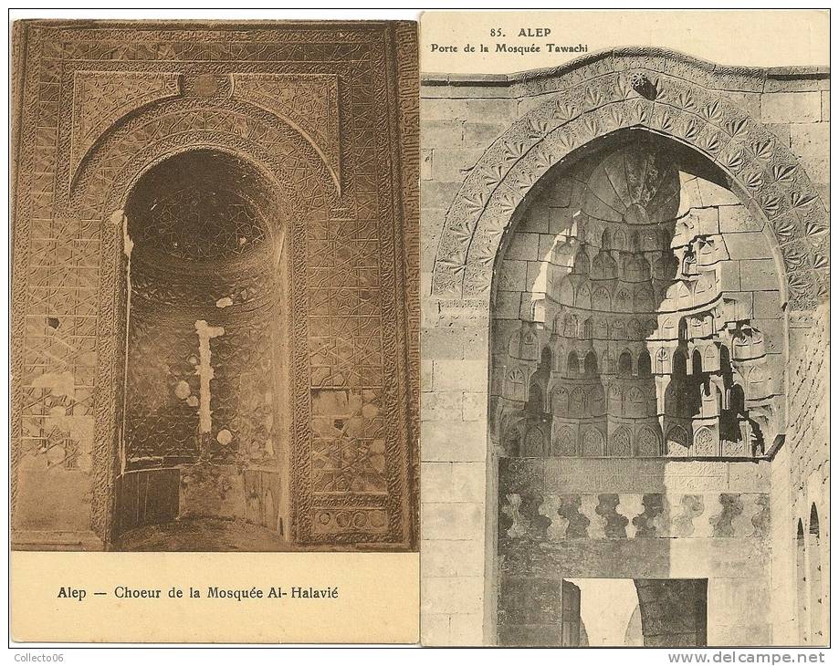 Lot Cartes Postales Mosquée Tawachi ALEP Halab Syrie Années 1910 - Non Classés