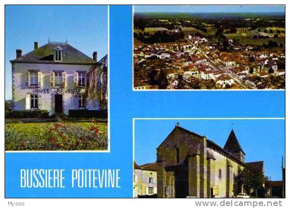 87 BUSSIERE POITEVINE Mairie Eglise Vue Generale - Bussiere Poitevine