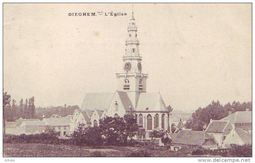 DIEGHEm = L'église  (1906) - Diegem