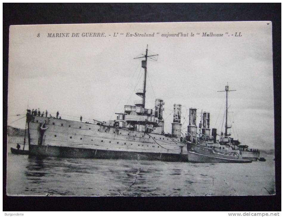 MARINE DE GUERRE  / L´EXTRALUND AUJOURD'HUI LE MULHOUSE  / BELLE CARTE/ LL - Warships