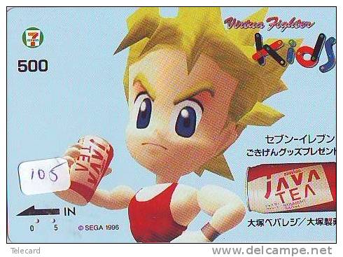 Carte Japon Jeu Video - (105) SEGA - Game Card Japan - Spiel TKarte Japan - CINEMA - Spiele