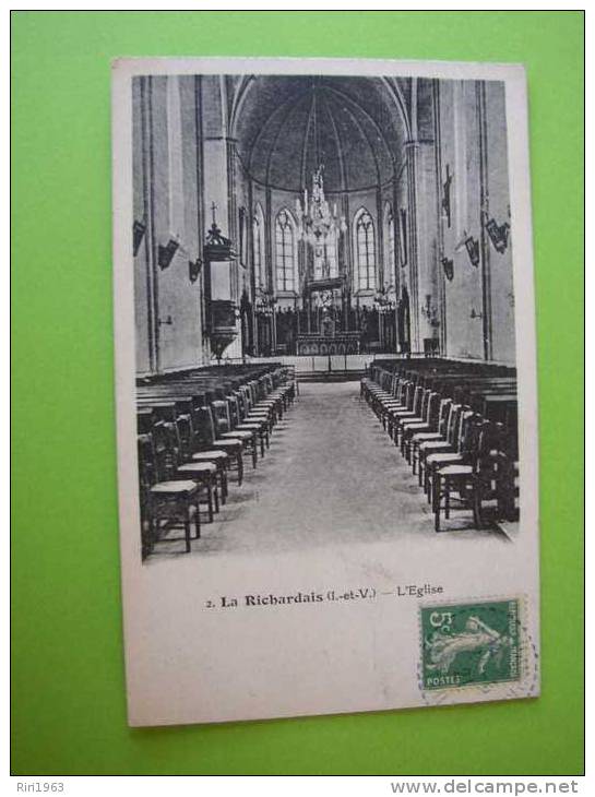 35-la Richardais L'eglise-    Assez Rare - Autres & Non Classés