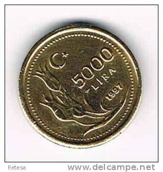 TURKIJE  5.000  LIRA   1997 - Turquie