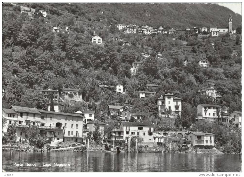 Porto Ronco - Lago Maggiore           Ca. 1950 - Ronco Sopra Ascona