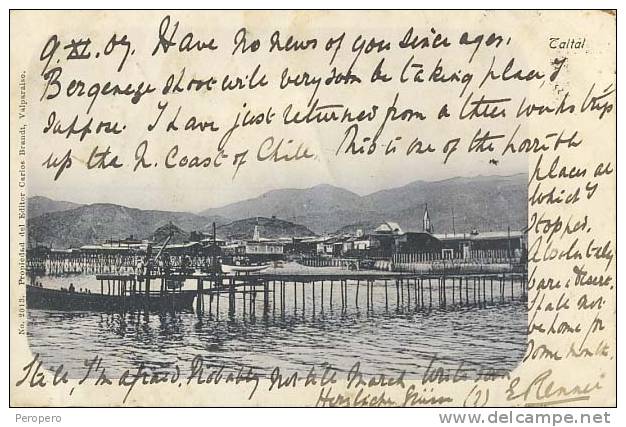 AK, TALTAL, 1907 , Old Postcard - Chili