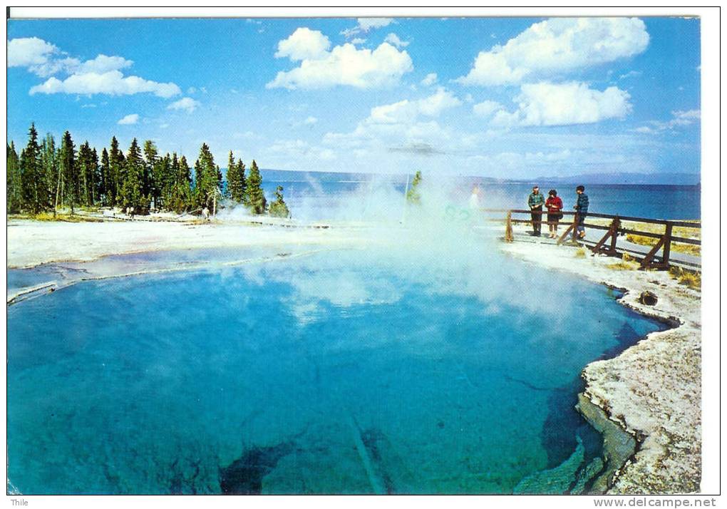 Abyss Pool - Yellowstone National Park - USA National Parks