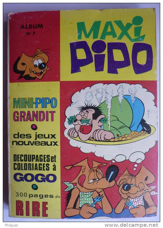 PETIT FORMAT MAXI PIPO ALBUM N° 7 ( 19 - 20 - 21 ) Bis LUG - Lug & Semic