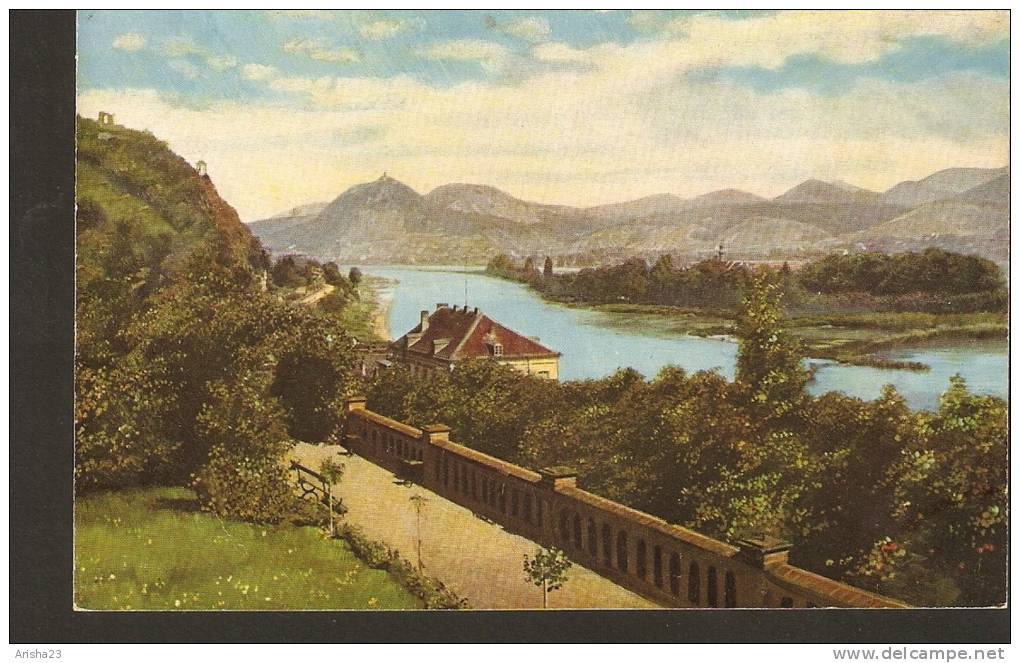 Germany Drachenfels Rolandseck Nonnenwerth U. Das Siebengebirge - Old Postcard By V. D. Hofkunsthandlung Edm. V. Konig - Drachenfels