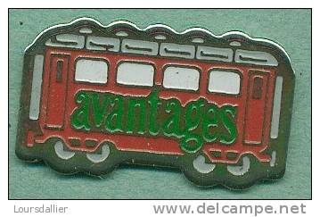 PINS WAGON TRAIN AVANTAGES MAGAZINE - TGV