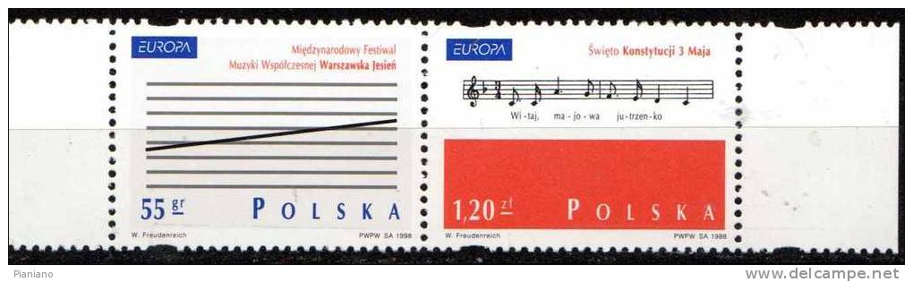 PIA  -  POLOGNE -  1998  : EUROPA    (Yv  3497-98 ) - Ungebraucht