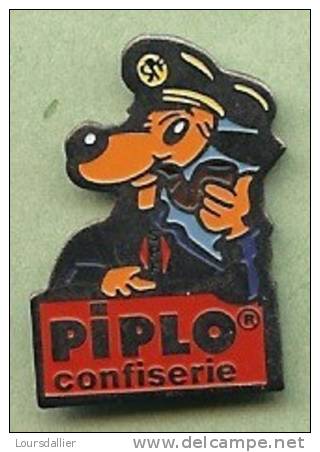 PINS BONBONS PIPLO CONFISERIE CHIEN PIPE ROUGE - Alimentation