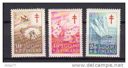 FINLANDE      Neuf *     Y. Et T.   N° 417 / 419    Cote:  10,50 Euros - Unused Stamps