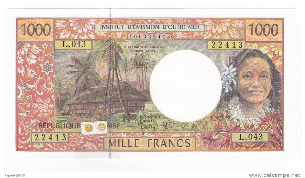 Polynésie Française / Tahiti - 1000 FCFP - L.043 / 2011 / Signatures Barroux-Noyer-Besse - Neuf / Jamais Circulé - Territoires Français Du Pacifique (1992-...)
