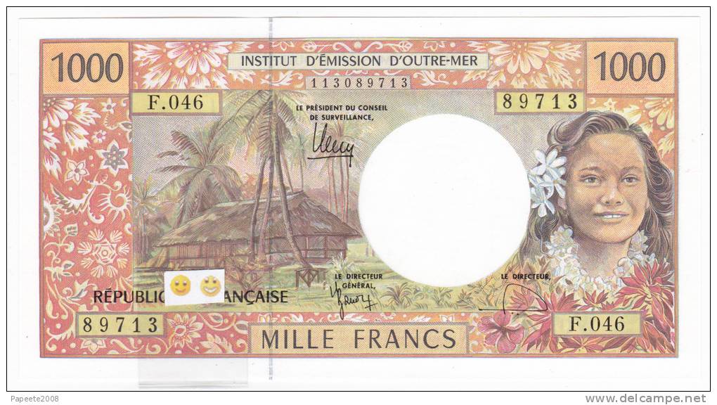 Polynésie Française / Tahiti - 1000 FCFP / F.046 / 2011 / Signatures Barroux-Noyer-Besse - Neuf / Jamais Circulé - French Pacific Territories (1992-...)