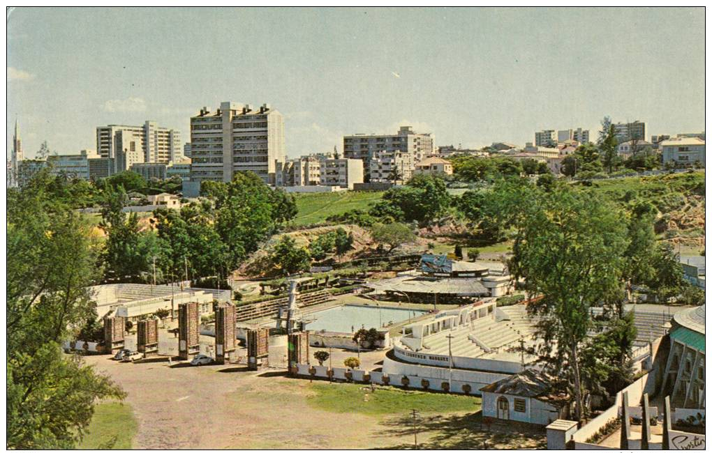 Swimming Pool, Sports Park, Grupo Desportivo, View Of Maxaquene Quarter, Mozambique, 40-60s - Mozambique