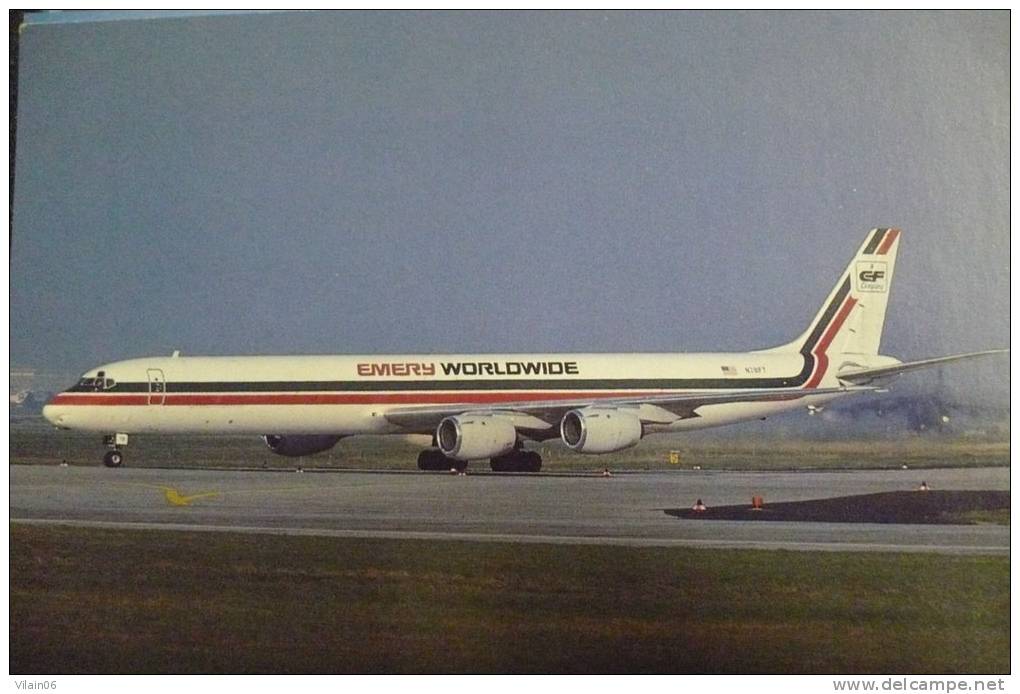 DC 8 73F   EMERY WORLDWIDE  N791FT  FRANKFURT - 1946-....: Moderne