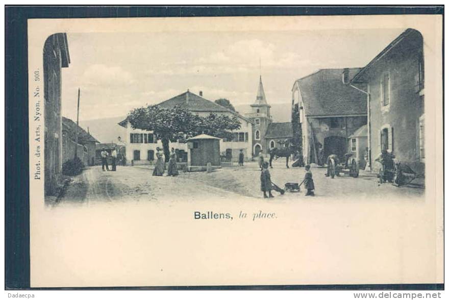 Ballens, La Place, Animée, - Ballens