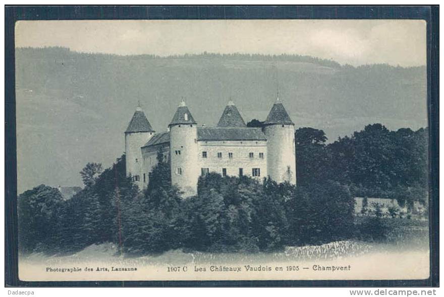 Les Châteaux Vaudois En 1905, Champvent, - Champvent 