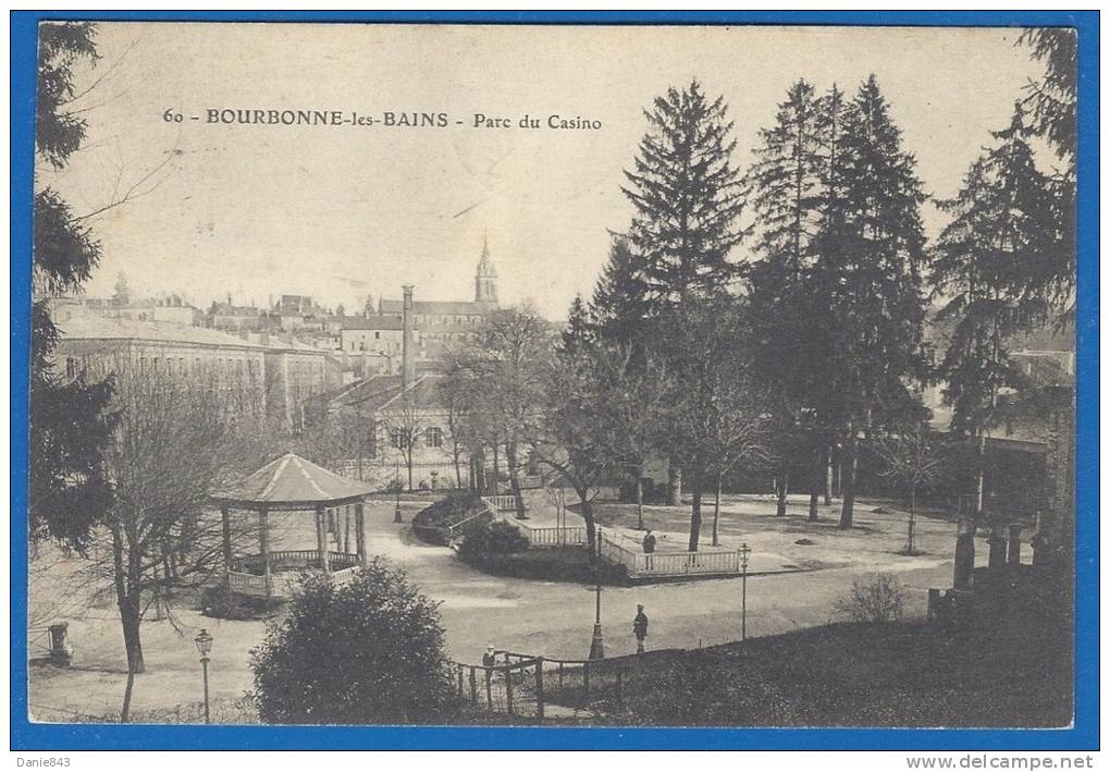 CPA - HAUTE MARNE - BOURBONNE LES BAINS - PARC DU CASINO - Petit Animation - 60 - Bourbonne Les Bains