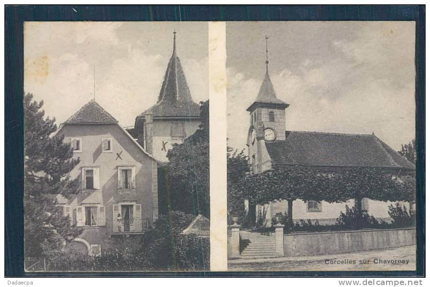 Corcelles Sur Chavornay, Multi-vues, Eglise, - Chavornay