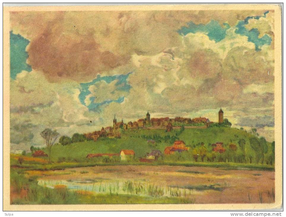 Romont,  Peinture De Tièche, Carte Pro Infirmis - Romont