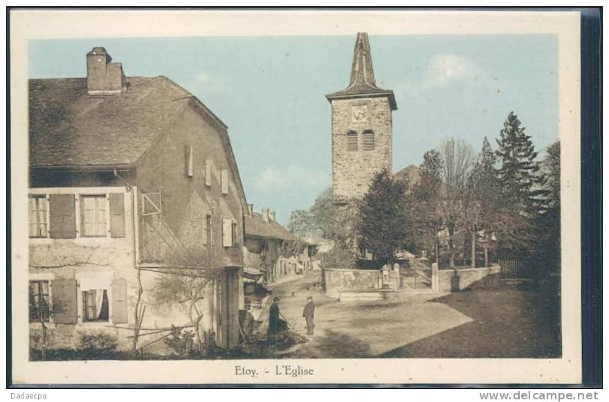 Etoy, L' Eglise, Animée, - Étoy