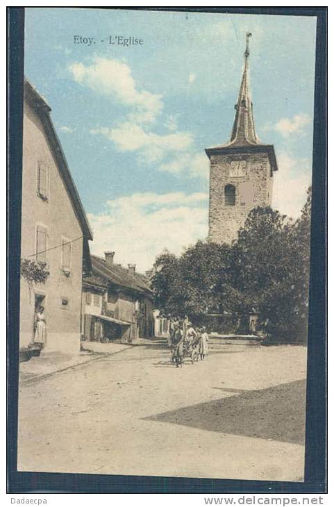 Etoy, L' Eglise, Animée, - Étoy