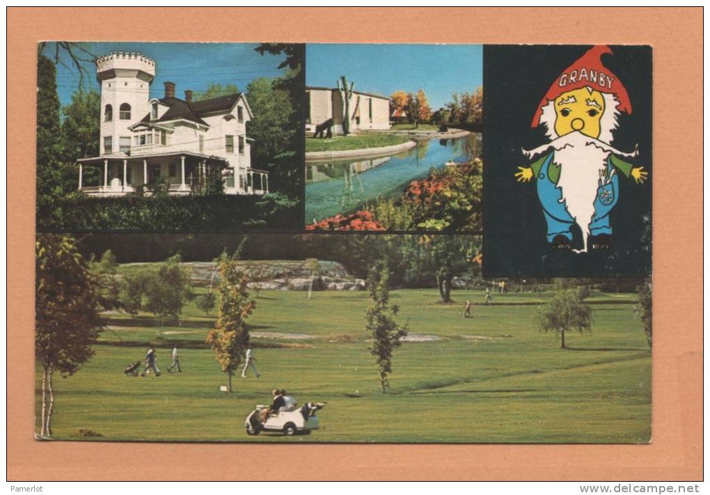 Granby ( Multi Vue Chateau Brownies, Zoo , Golf , Farfadet ) P. Quebec Carte  Postale Postcard - Granby