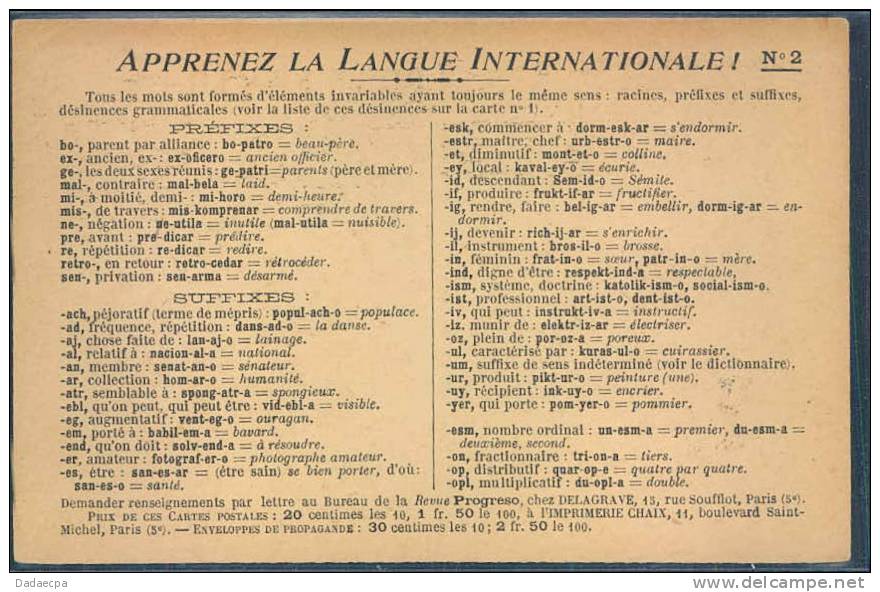 Apprenez La Langue Internationale, - Sonstige & Ohne Zuordnung