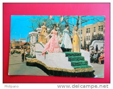 Texas > Laredo  Washington Birthday Parade Float Early Chrome-- -------      -------- Ref 348 - Laredo
