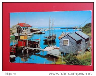 - Massachusetts > Cape Cod   Fishing Village Early Chrome      -------- Ref 348 - Cape Cod