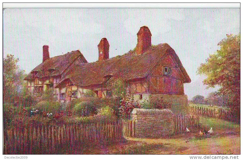B4974 Anne Hathaway S Cottage Stratford On Avon Not Used Good  Shape - Stratford Upon Avon