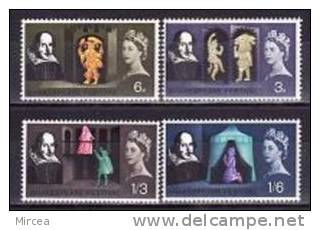 Grande Bretagne 1964 -  Yv. No.382-6 Neufs** - Unused Stamps