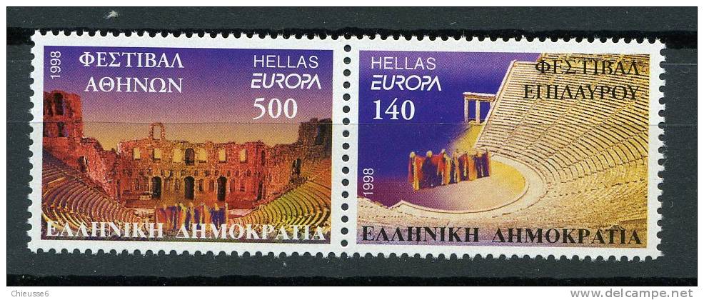Grèce** N° 1962/1963 - Europa 1998 . - 1998
