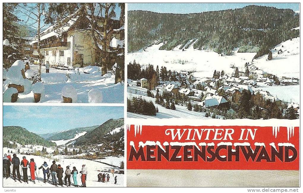 Winter In Menzenschwand KURHEIM PIEPER St. Blasien 1987 - Hochschwarzwald