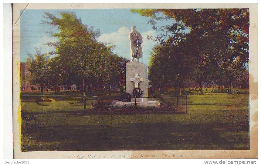 B5219 New Brunswick Moncton Victoria Park Used Good  Shape - Other & Unclassified